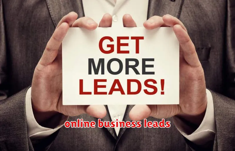 online business leads